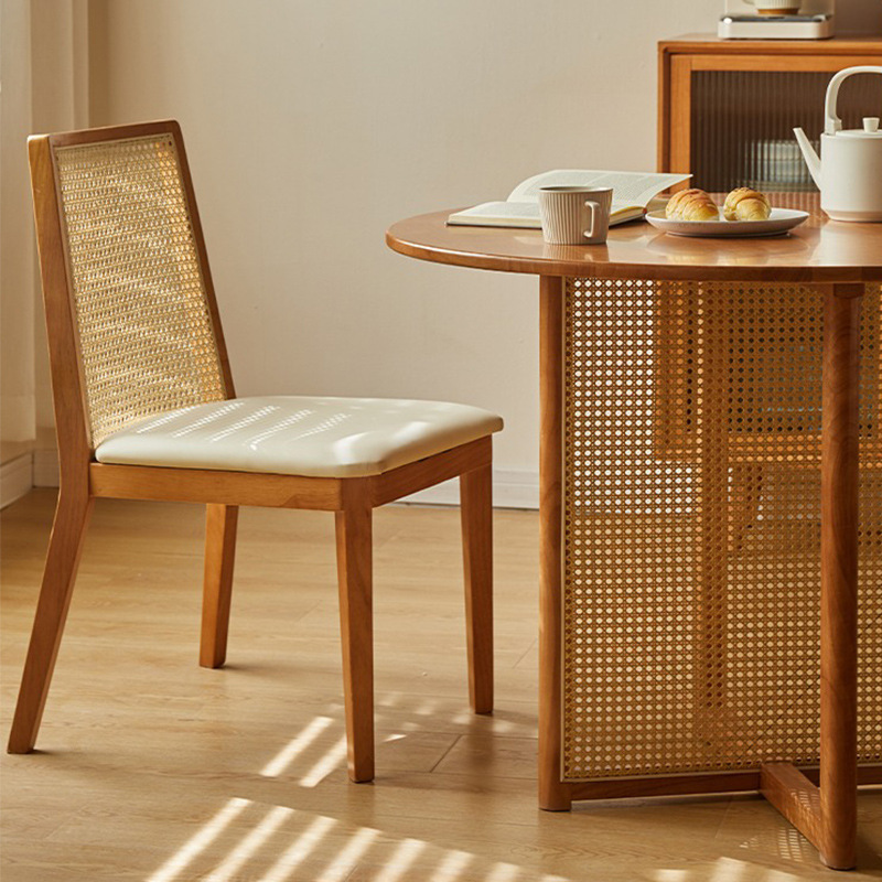 Solid Wood Nordic Living Dining Room Chair
