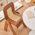 Rattan Solid Wood Dining Chair