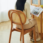 Solid Wood Nordic Living Dining Room Chair