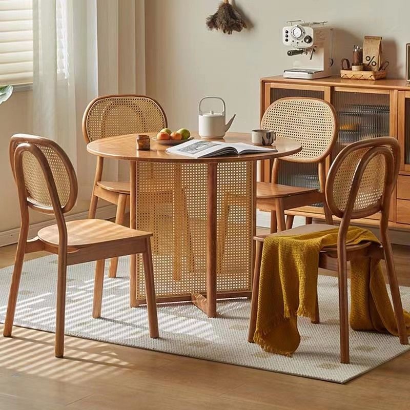 Solid Wood Nordic Living Dining Room Chair