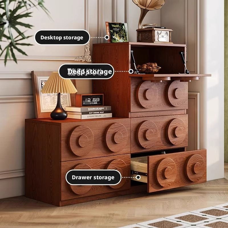 Combination Living Room Multi-functional Storage Sofa Sideboard Bedside Table TV Cabinet