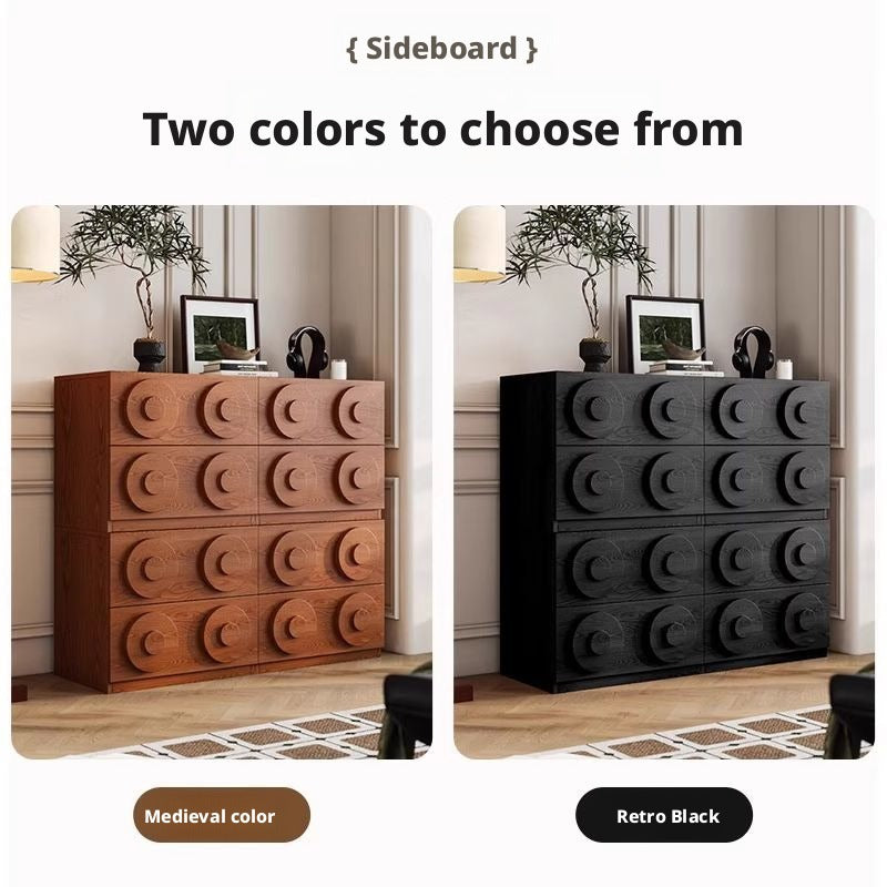 Combination Living Room Multi-functional Storage Sofa Sideboard Bedside Table TV Cabinet