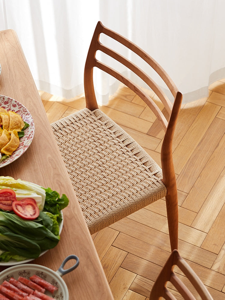Solid Wood Nordic Living Dining Room Chair