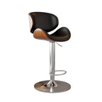 Counter Height Soft Back High Chair Swivel Metal Bar Stool Chair