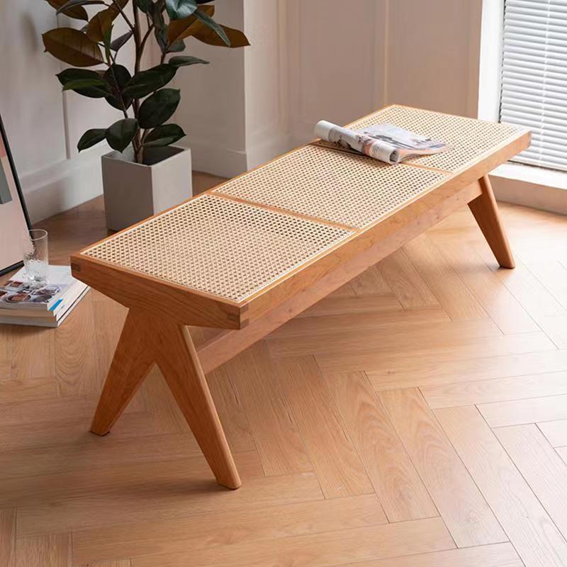 Solid Wood Nordic Living Dining Room Stool Bench