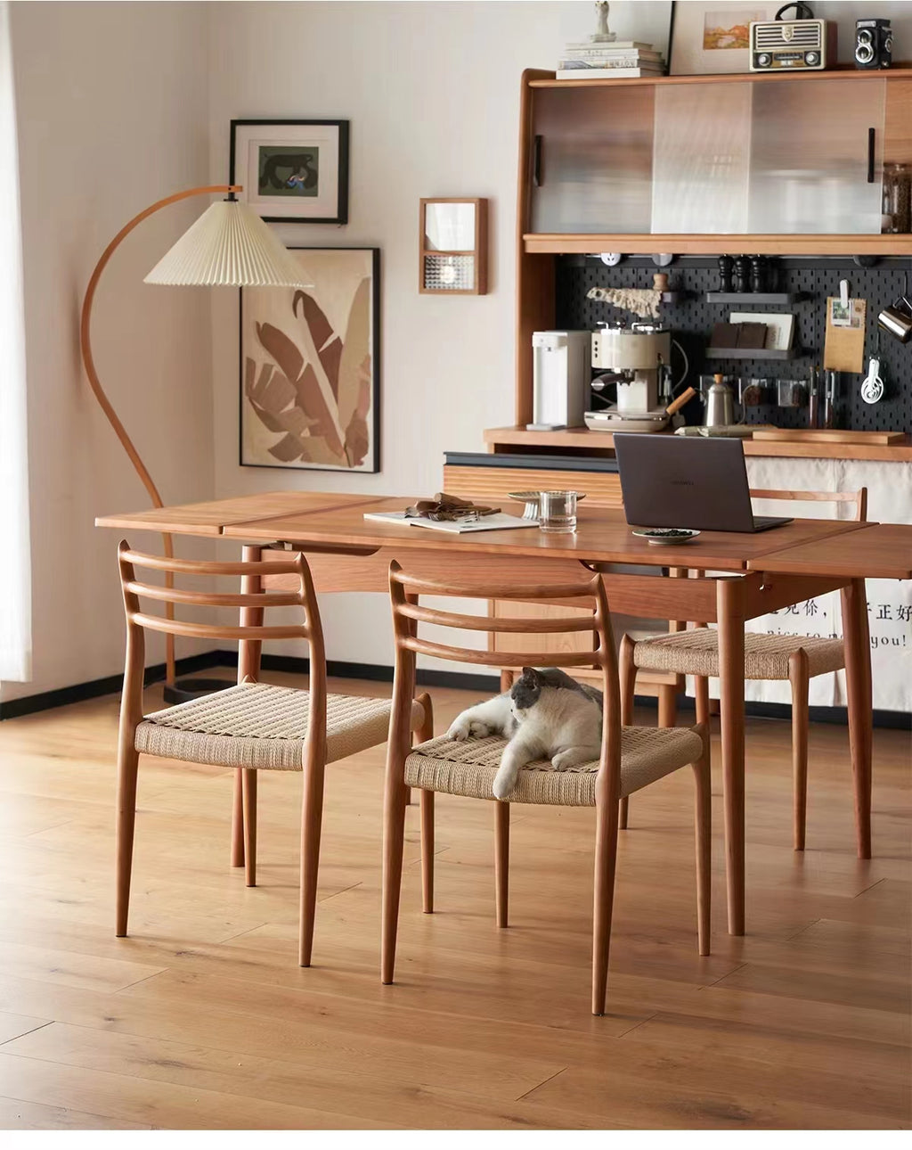 Solid Wood Nordic Living Dining Room Chair