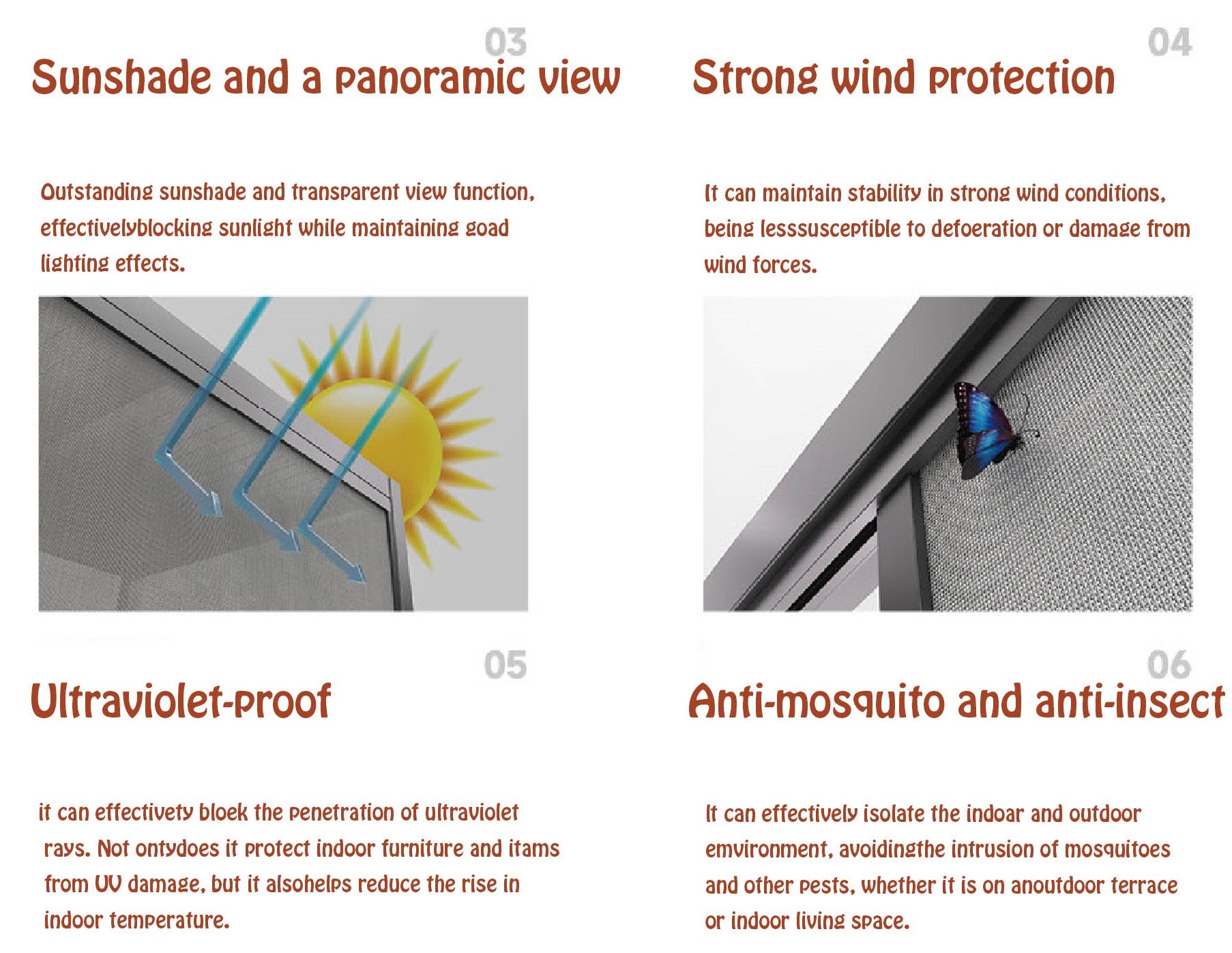 Motorized Zip Blind Screen