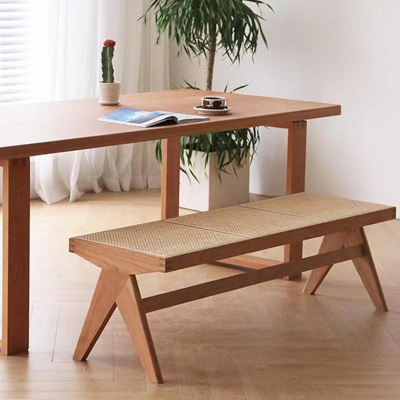 Solid Wood Nordic Living Dining Room Stool Bench