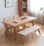 Solid Wood Nordic Living Dining Room Stool Bench
