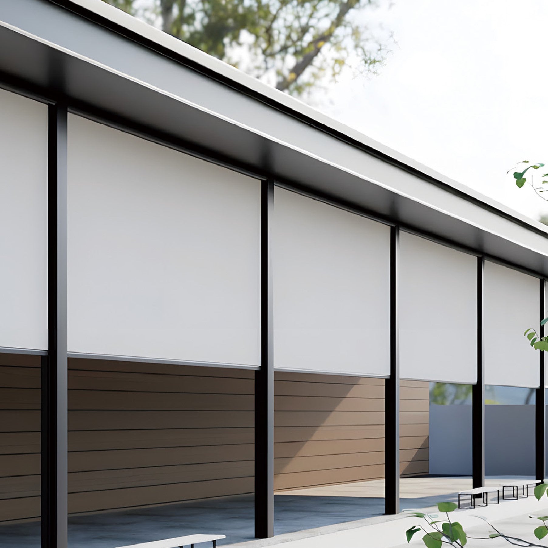 Motorized Zip Blind Screen