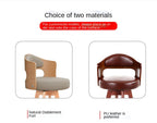 Counter Height Soft Back High Chair Swivel Wooden Bar Stool Chair
