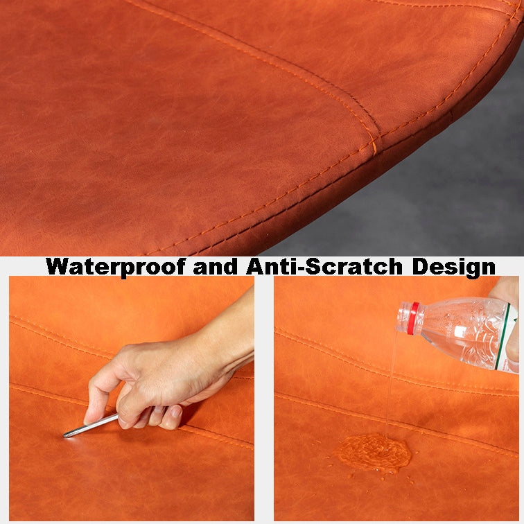 Counter Height Soft Back High Chair Swivel Metal Bar Stool Chair