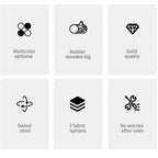 Counter Height Soft Back High Chair Swivel Wooden Bar Stool Chair