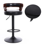 Counter Height Soft Back High Chair Swivel Metal Bar Stool Chair