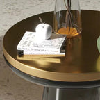 Glass Metal Coffee Side End Table