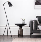 Glass Metal Coffee Side End Table