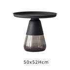 Glass Metal Coffee Side End Table