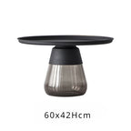 Glass Metal Coffee Side End Table