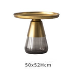 Glass Metal Coffee Side End Table