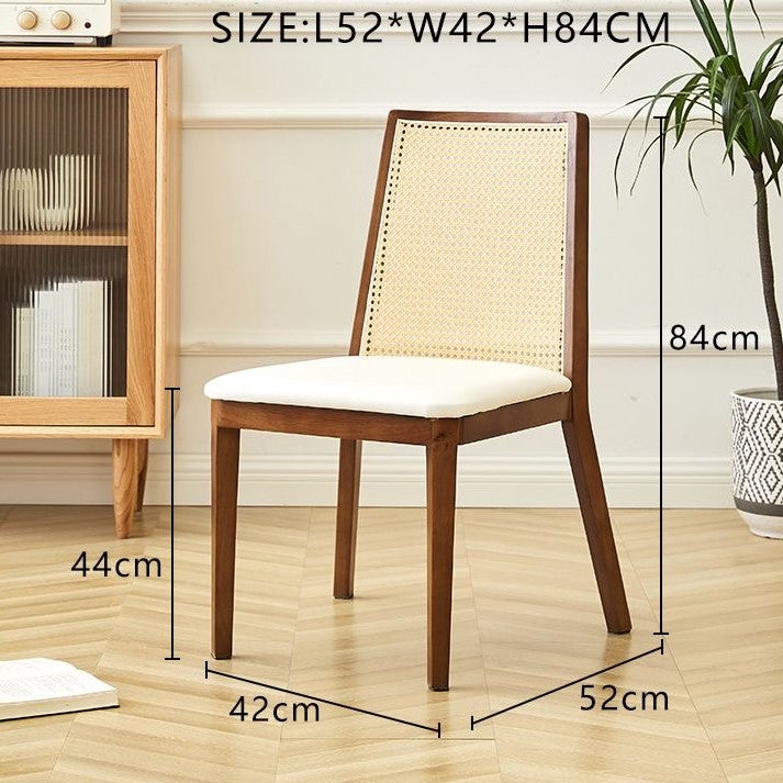 Solid Wood Nordic Living Dining Room Chair