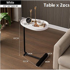 Wood Metal Coffee Side End Table