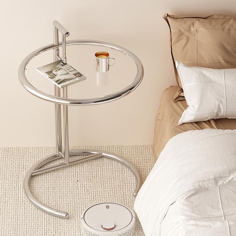 Glass Metal Coffee Side End Table