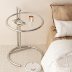 Glass Metal Coffee Side End Table