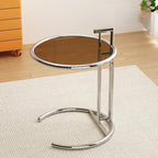 Glass Metal Coffee Side End Table