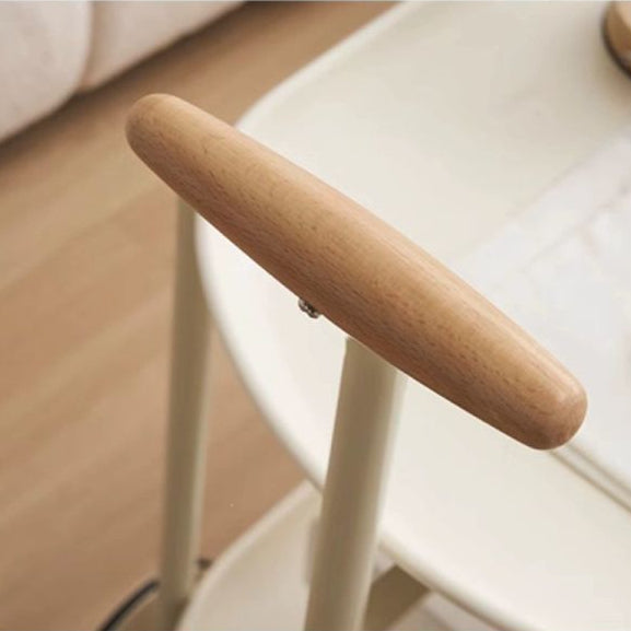 Wheel Metal Coffee Side End Table