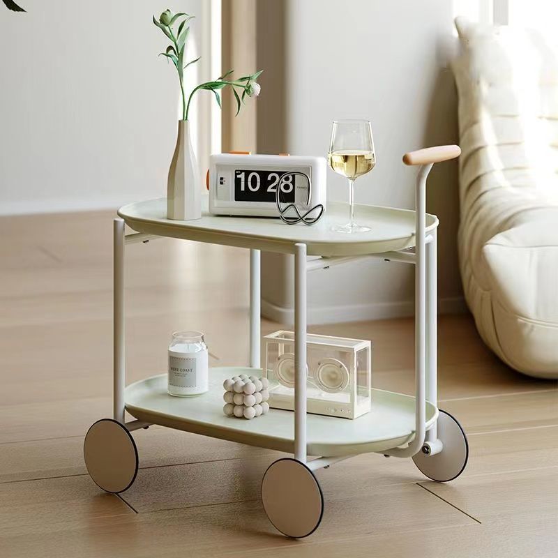 Wheel Metal Coffee Side End Table